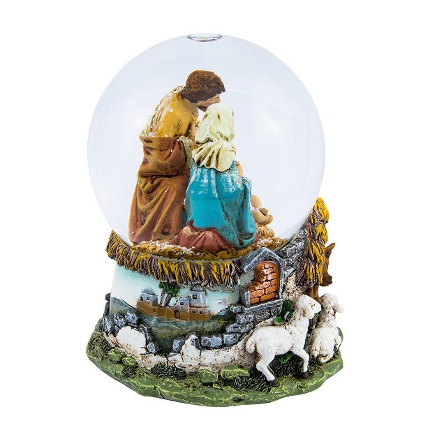 Kurt Adler Holy Family Musical Snow Globe