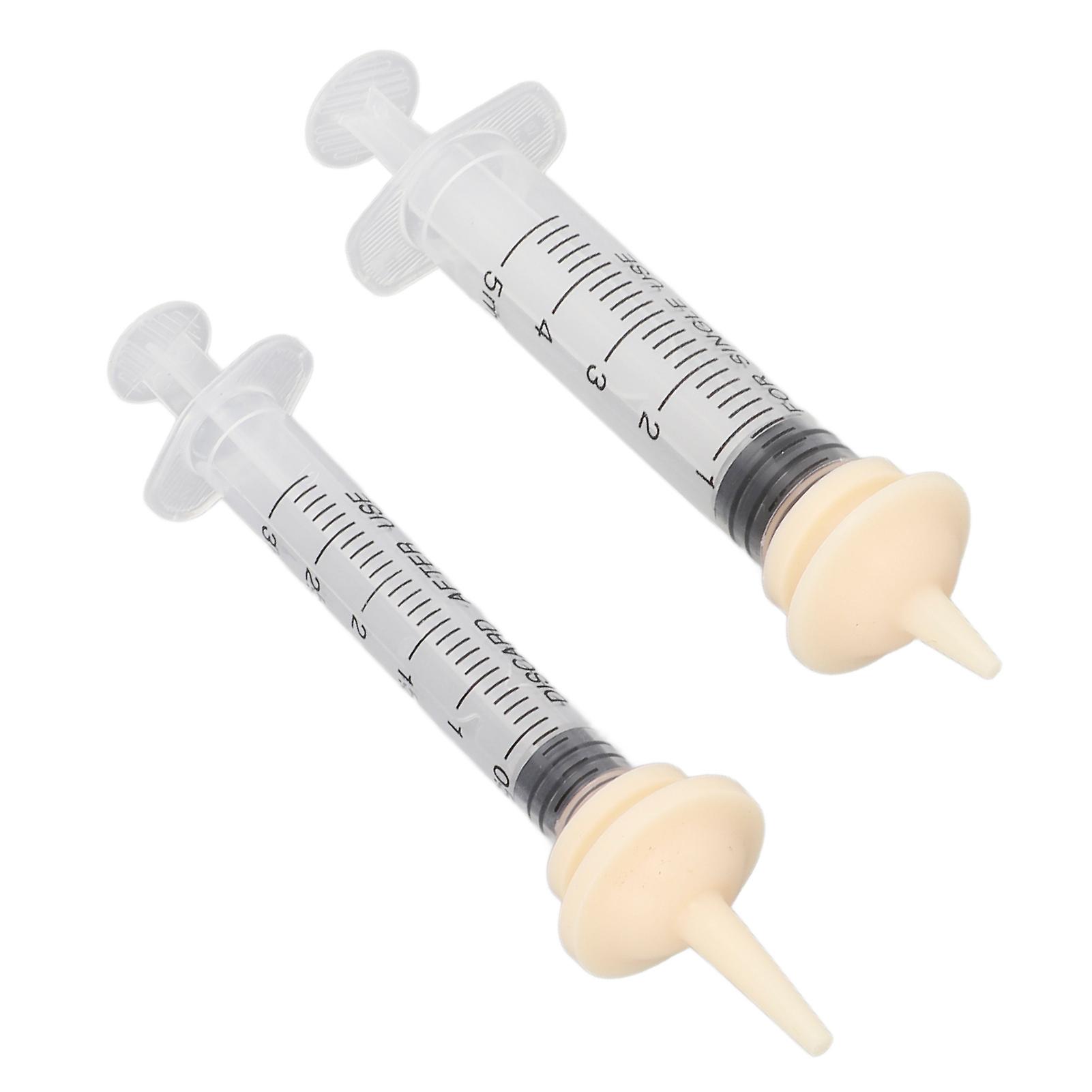 Pet Medicine Feeder Dog Syringe Dispenser With Concave Convex Handle For Small Animals