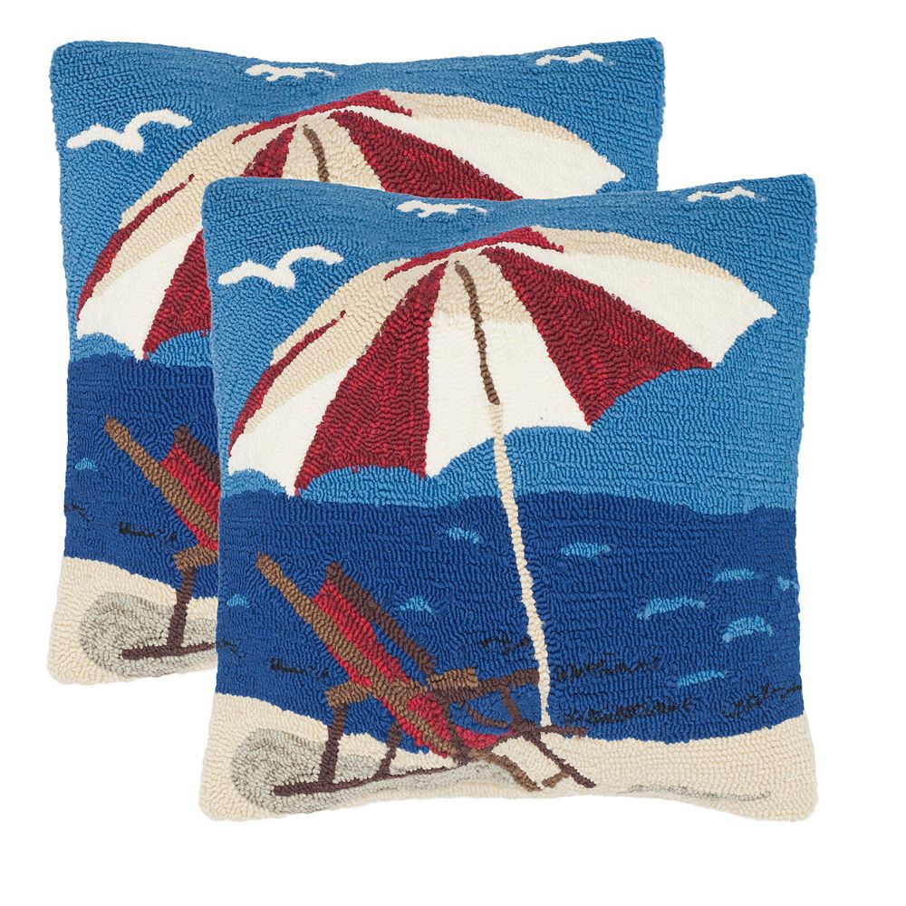 Safavieh 2-piece Beach Lounge Outdoor Throw Pillow Set