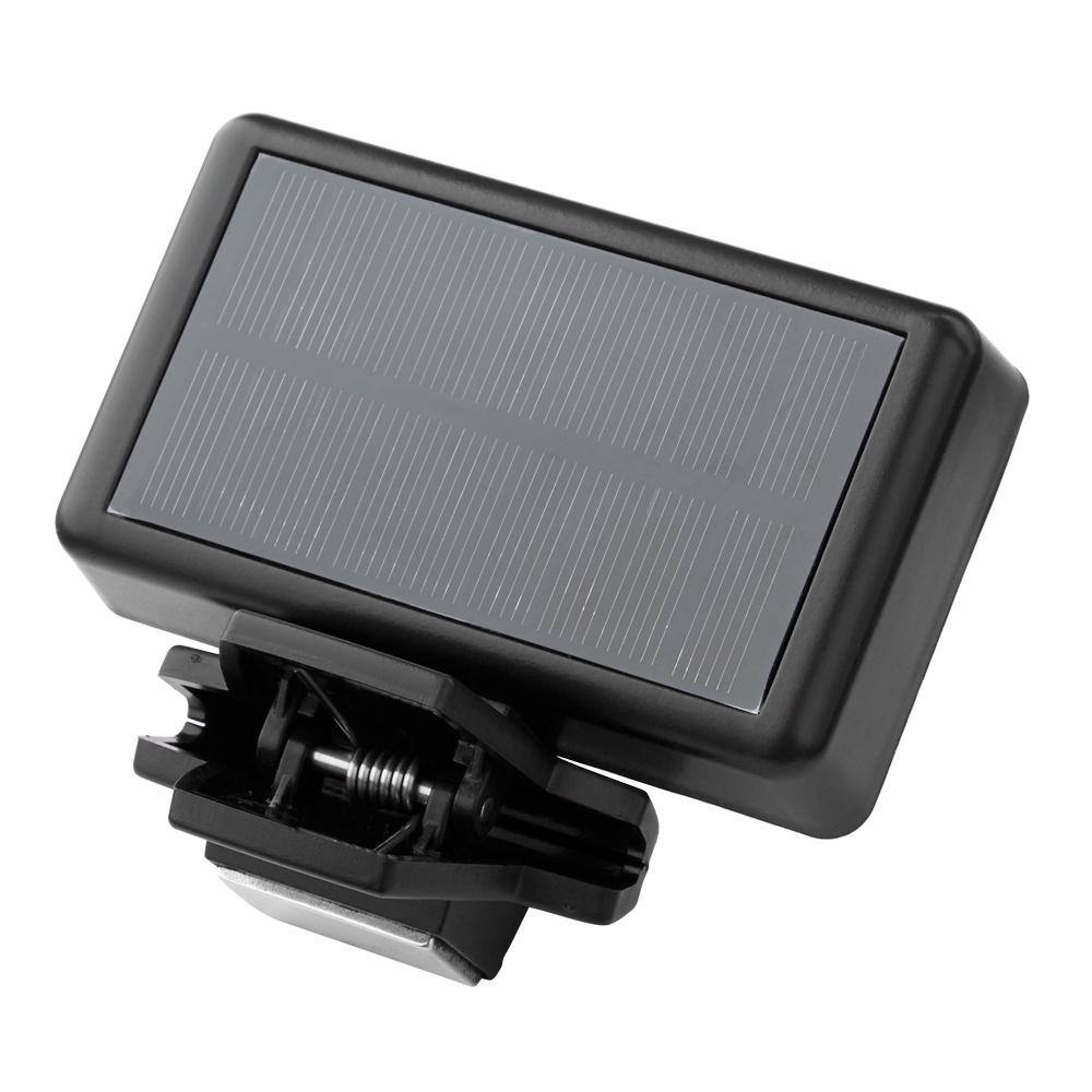 Hampton Bay Solar 20 Lumens Black Outdoor Integrated LED Clip-On Light with Magnet WeatherWaterRust Resistant 62001