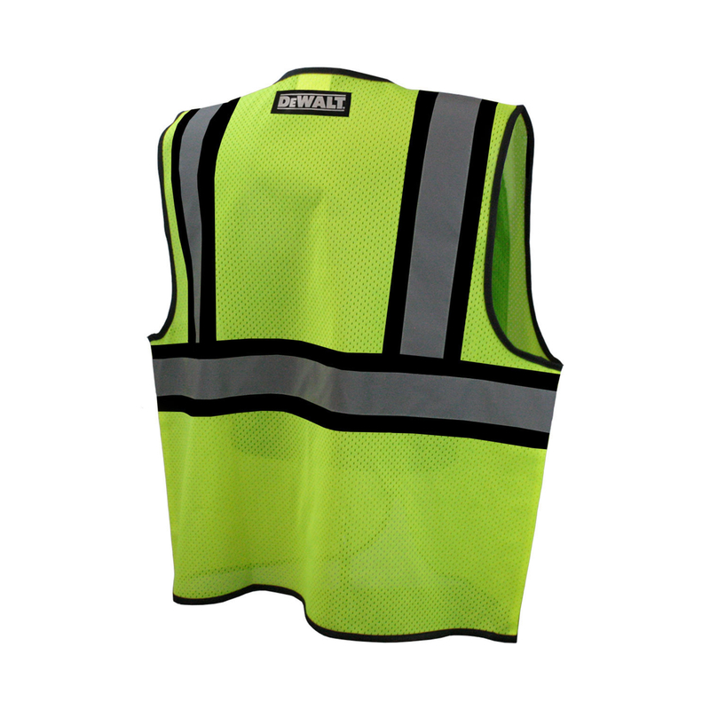 DW Reflective Class 2 Hi-Vis Safety Vest Green M