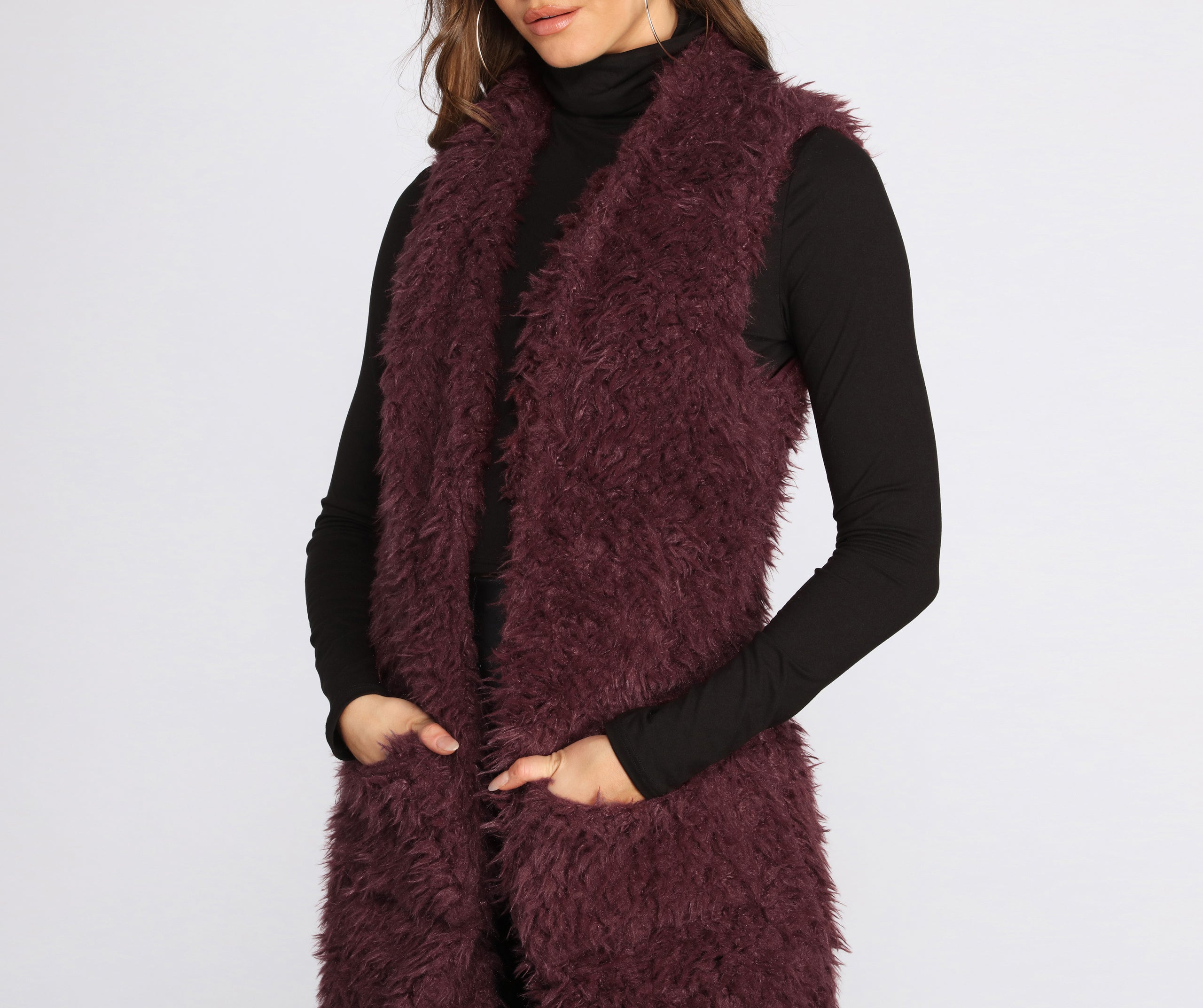 Love To Layer Long Faux Fur Vest