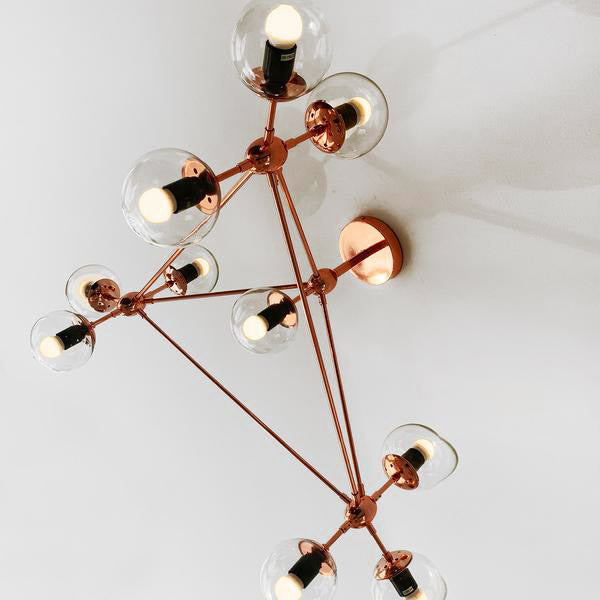 Vintage 10 Heads  Bubble  Chandelier  Cy-Dd-309-10-Rg