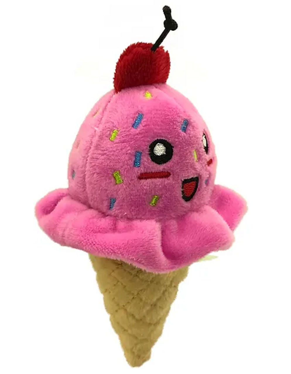 PetSport Tiny Tots Foodies Ice Cream Strawberry Dog Toy