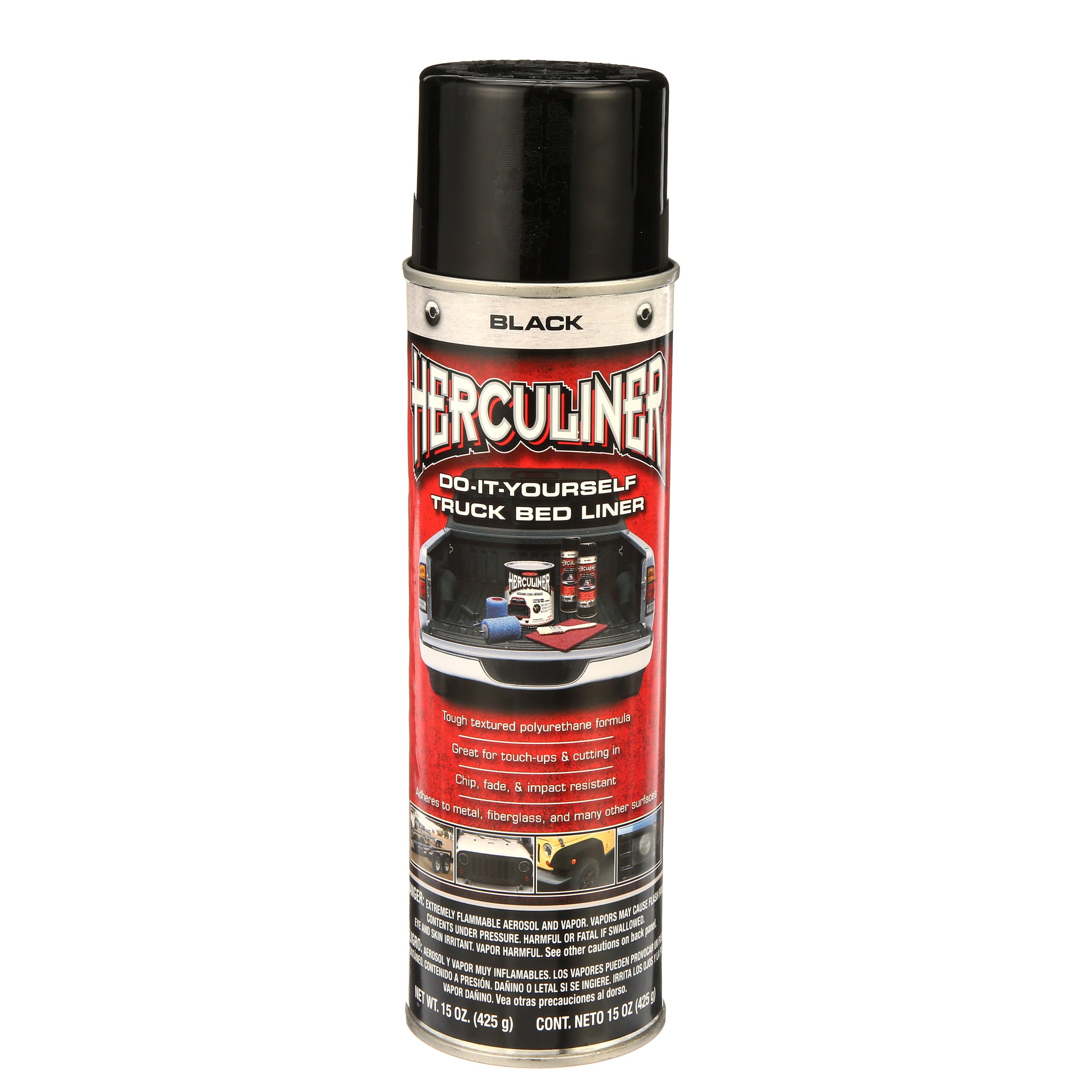 Herculiner Truck Bed Liner， Black， 15 oz