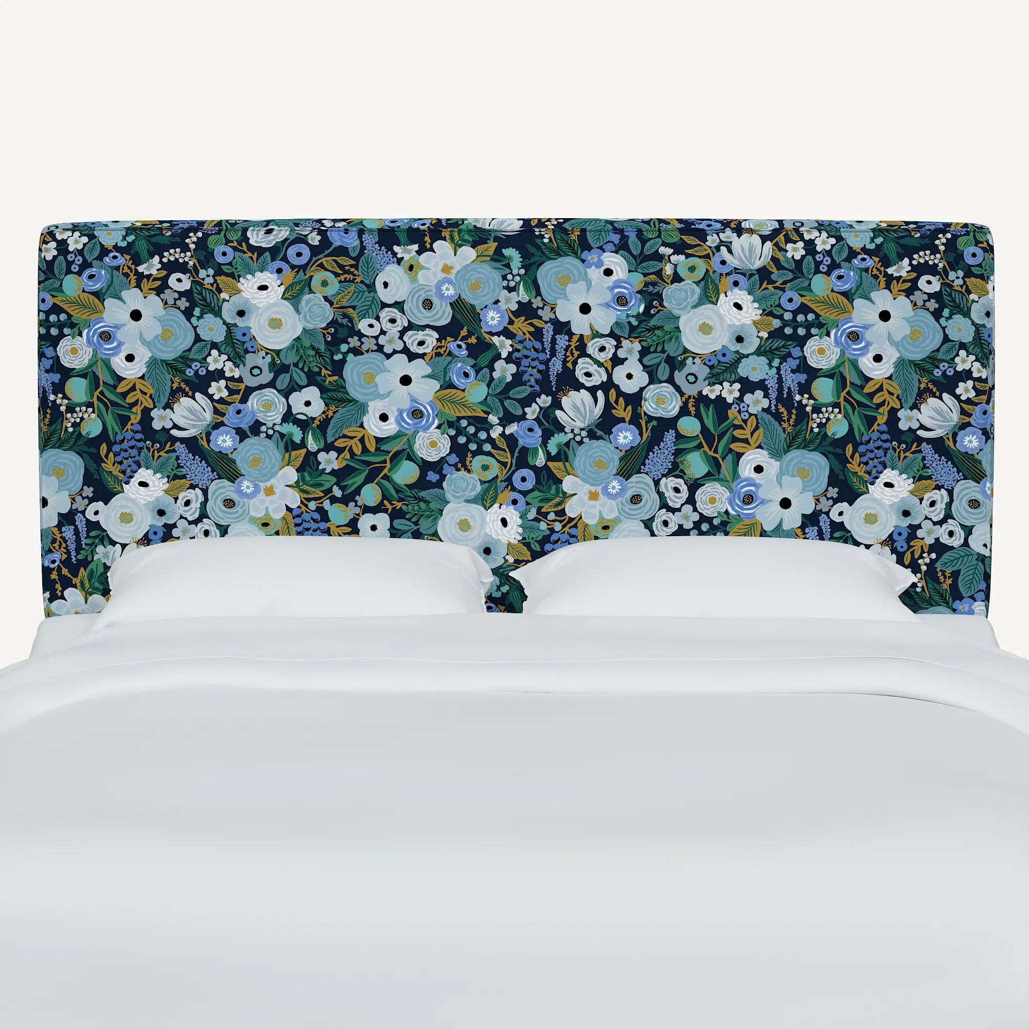 Rifle Paper Co Elly Garden Party Blue Twin Headboard