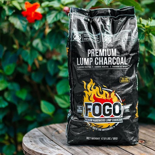 Fogo Premium Hardwood Lump Charcoal Natural Medium And Small Sized Lump Charcoal For Grilling And Smoking Restaurant Quality