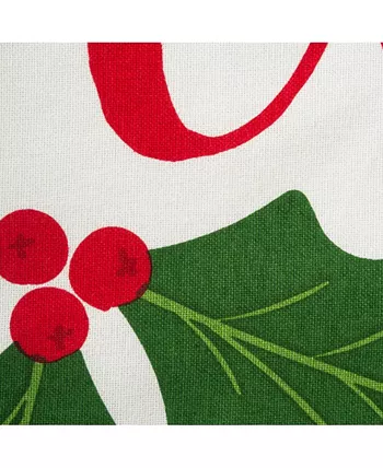 Design Imports Assorted Boughs of Holly Printed Dishtowel Set