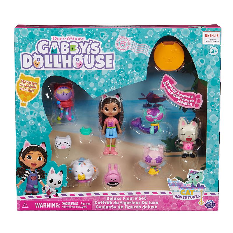 Gabby's Dollhouse Travel Themed Figure Set