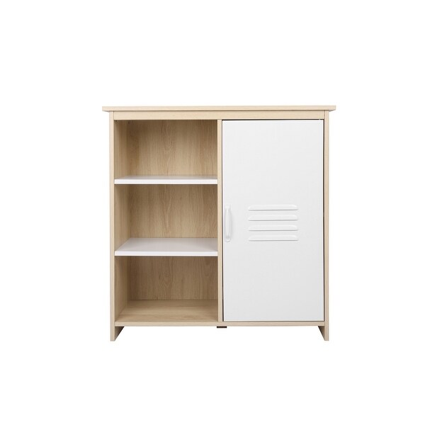 storage cabinet， Free Standing Entryway Cupboard Space saver Cabinet， Home Small Spaces 1 Door Accent Cabinet