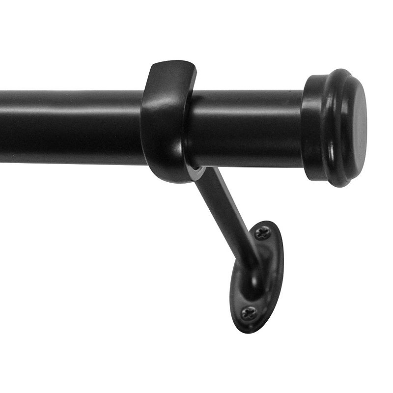 Decopolitan End Cap Adjustable Curtain Rod