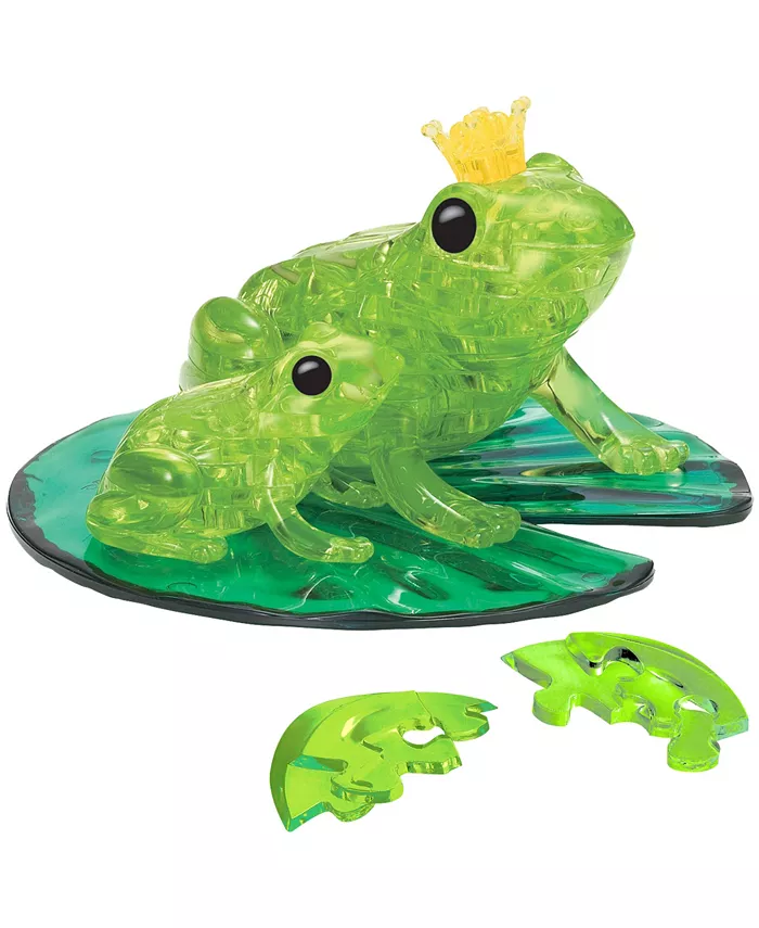 BePuzzled 3D Frog Crystal Puzzle Set  43 Piece