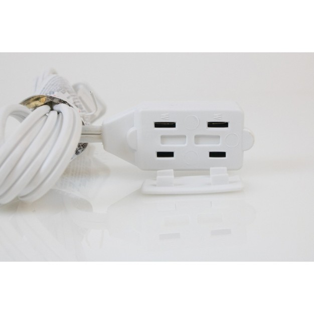 Axis 2 prong 3 outlet Indoor Extension Cord 6ft