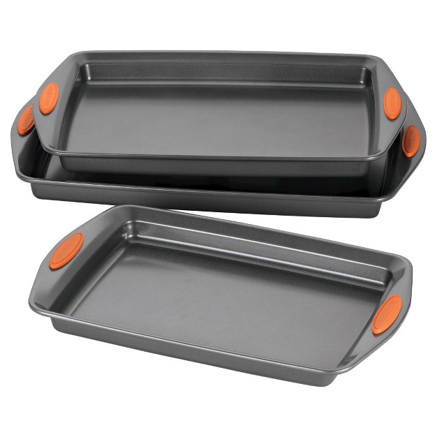 Rachael Ray 3 Piece Baking And Cookie Pan Set