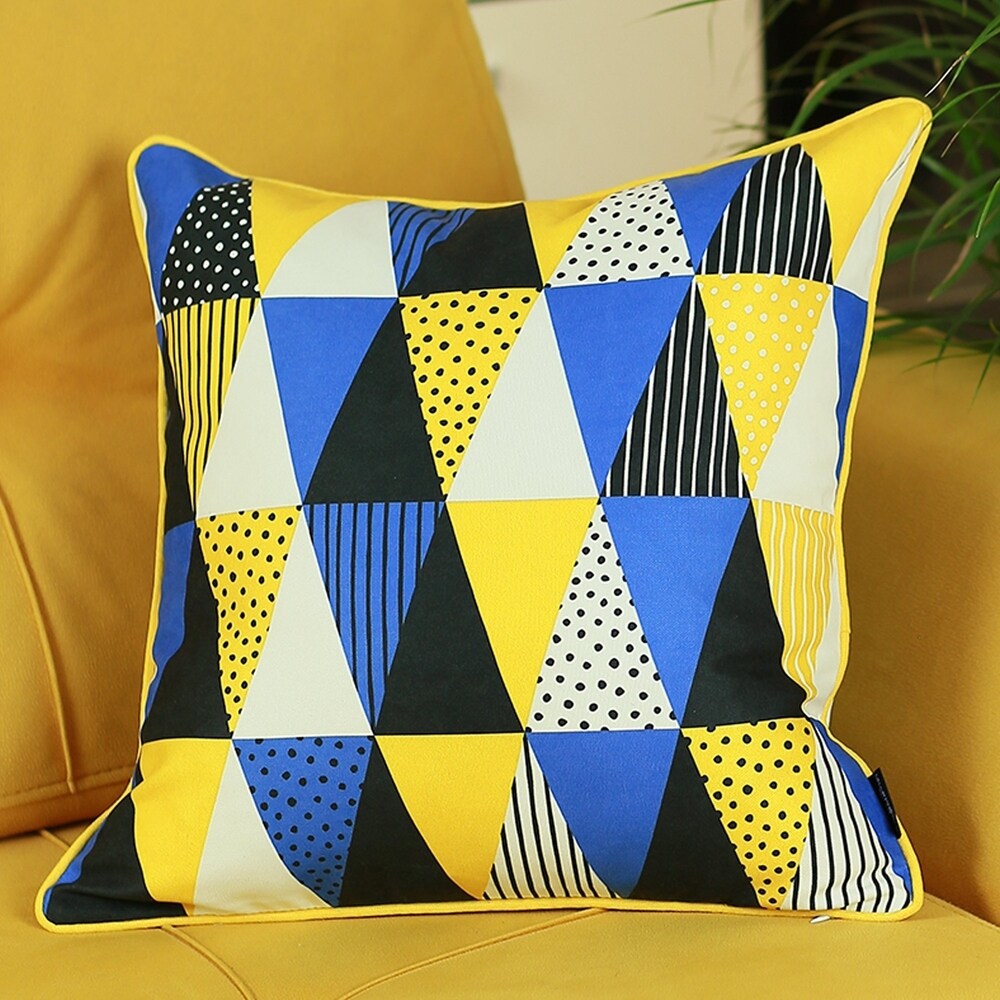 Porch   Den Telluride Geometric Throw Pillow Cover