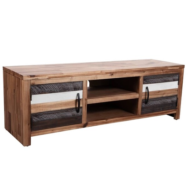 TV Cabinet Solid Acacia Wood 47.2