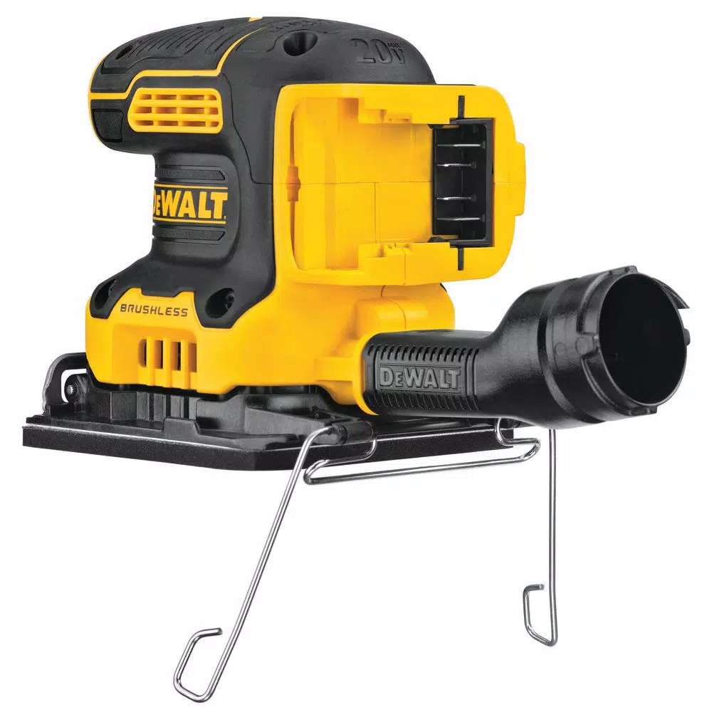 DEWALT 20-Volt MAX XR Cordless Brushless 1/4 Sheet Sander with 5 in. Random Orbital Sander and (1) 20-Volt Battery 5.0Ah and#8211; XDC Depot