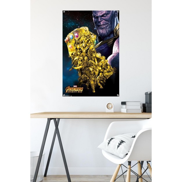 Trends International Marvel Cinematic Universe Avengers Infinity War Fist Unframed Wall Poster Prints