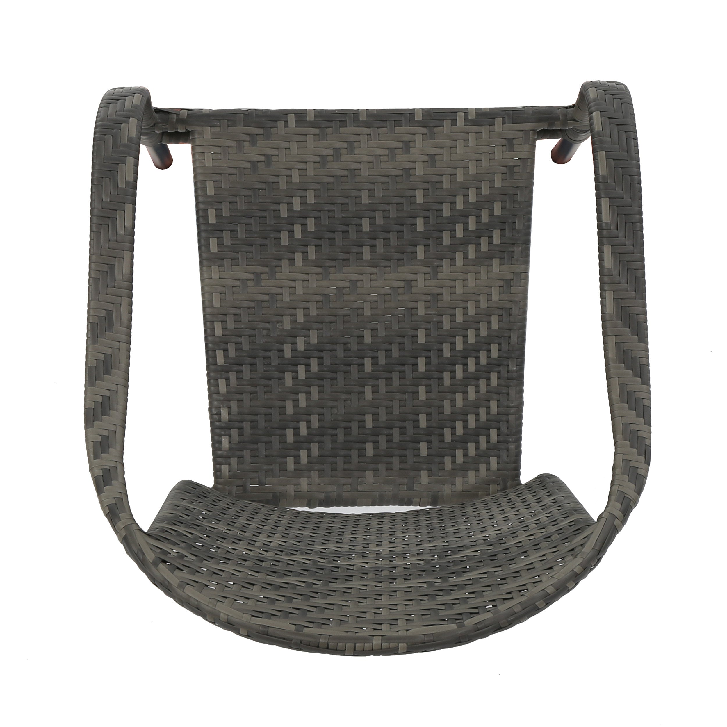 Livingston Outdoor Grey Wicker Chair (Set of 2)