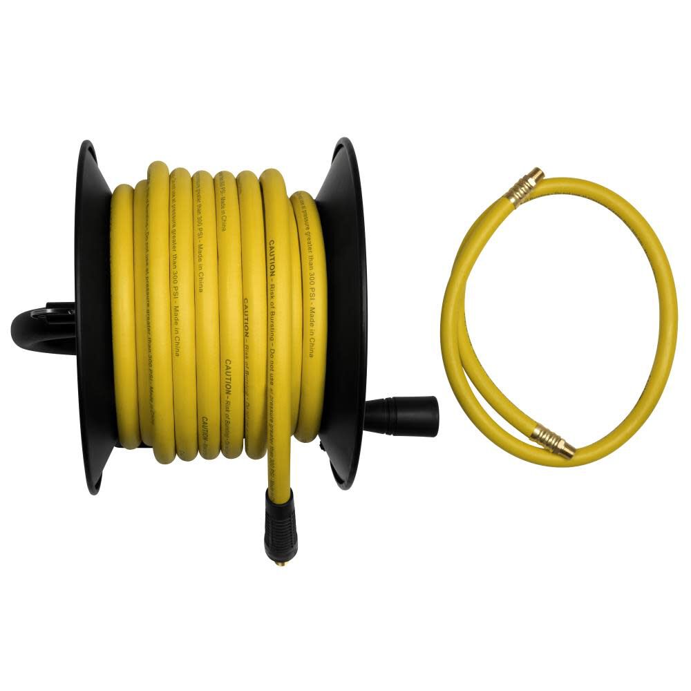 DEWALT 3/8 In. x 50 Ft. Manual Rubber Hose Reel DXCM024-0348 from DEWALT