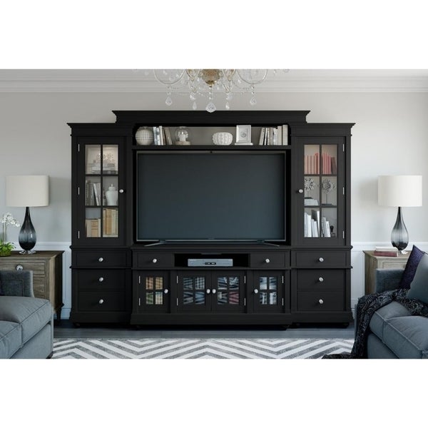 Hampton Charcoal Entertainment Center