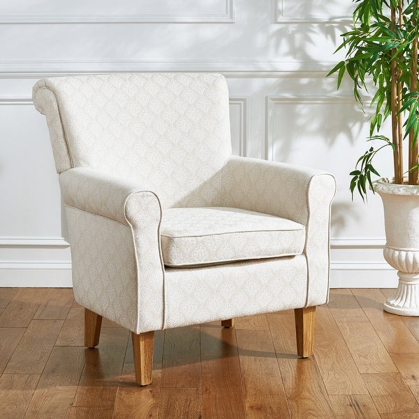 SAFAVIEH Gramercy Red/Ivory Floral Club Chair