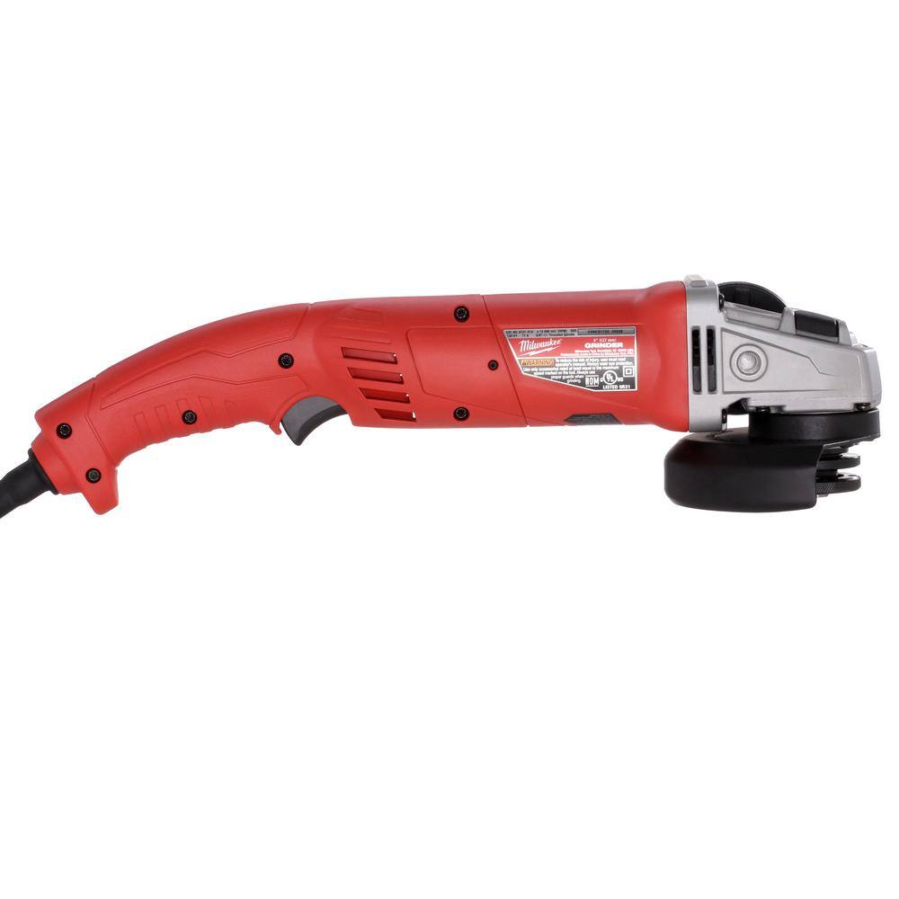 MW 11 Amp 5 in. ACDC Small Angle Grinder with Trigger Grip 6121-31A