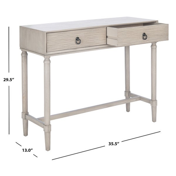 SAFAVIEH Aliyah 2-Drawer Console Table - 35.5