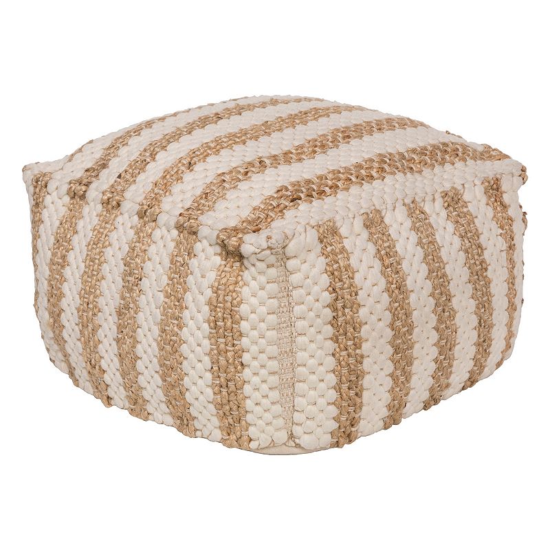 Decor 140 Orryn Jute Blend Pouf