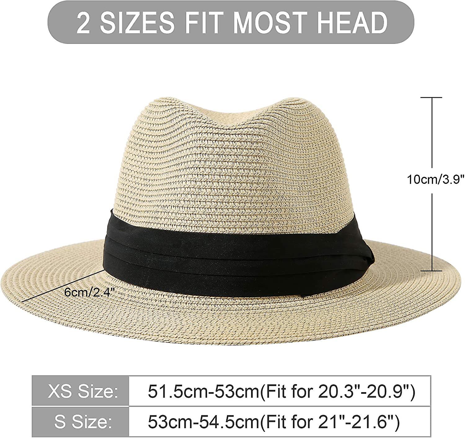 Little Kids Girls Boys Summer Fedora Straw Hat Wide Brim Floppy Beach Sun Visor Hat