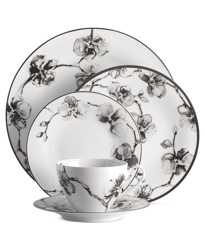 Michael Aram Black Orchid Dinnerware Collection