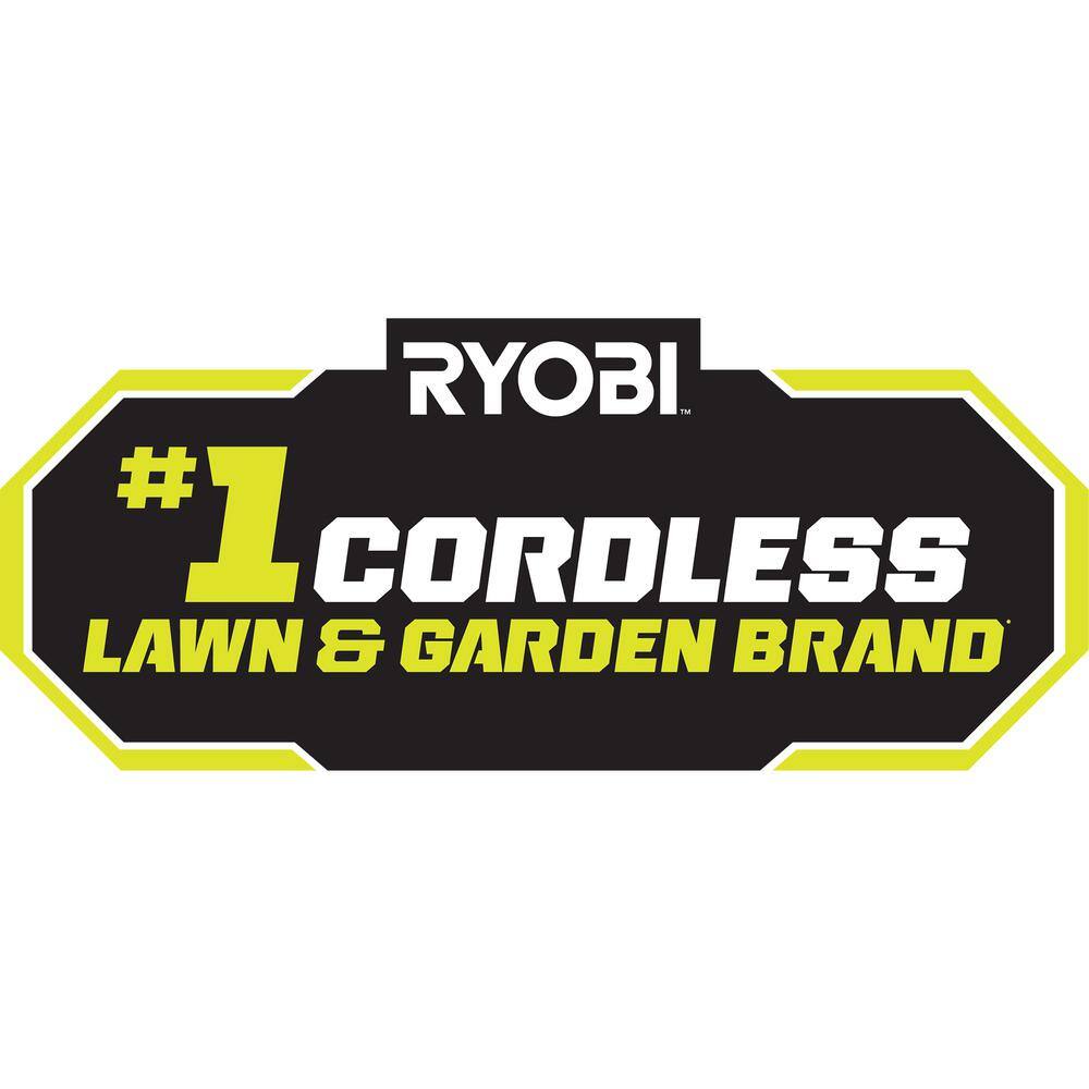 RYOBI 40V Cordless Battery Attachment Capable String Trimmer  4 Gal. Backpack Chemical Sprayer w 4.0 Ah Battery  Charger RY40250-SPR