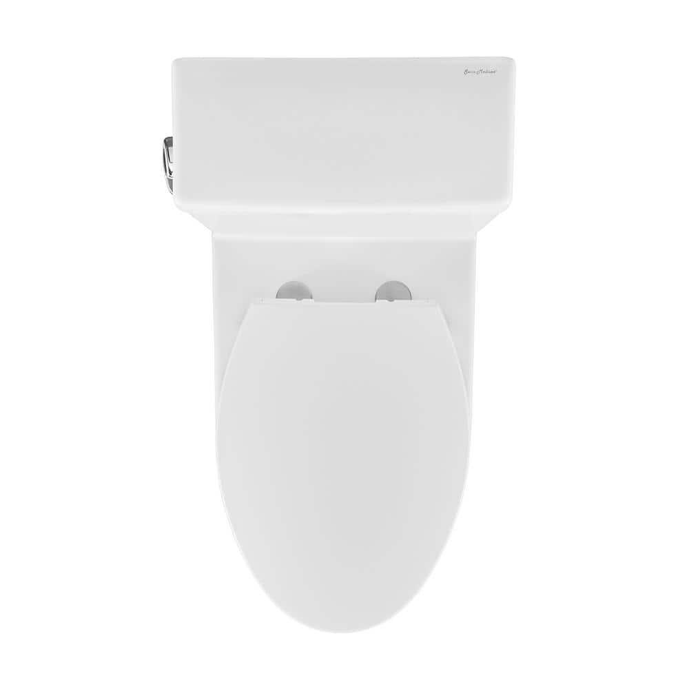 Swiss Madison Classe 2piece 128 GPF Single Flush Elongated Toilet in Glossy White Seat Included