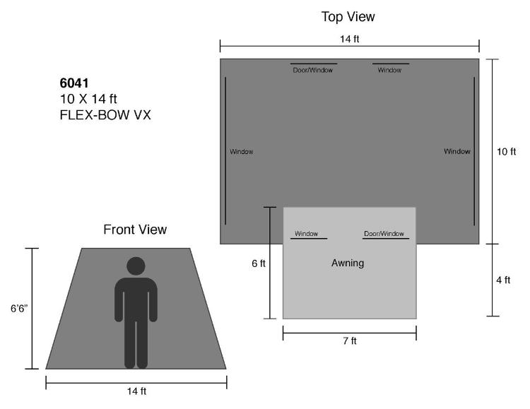 Kodiak Flex-Bow 10x14 VX Tent