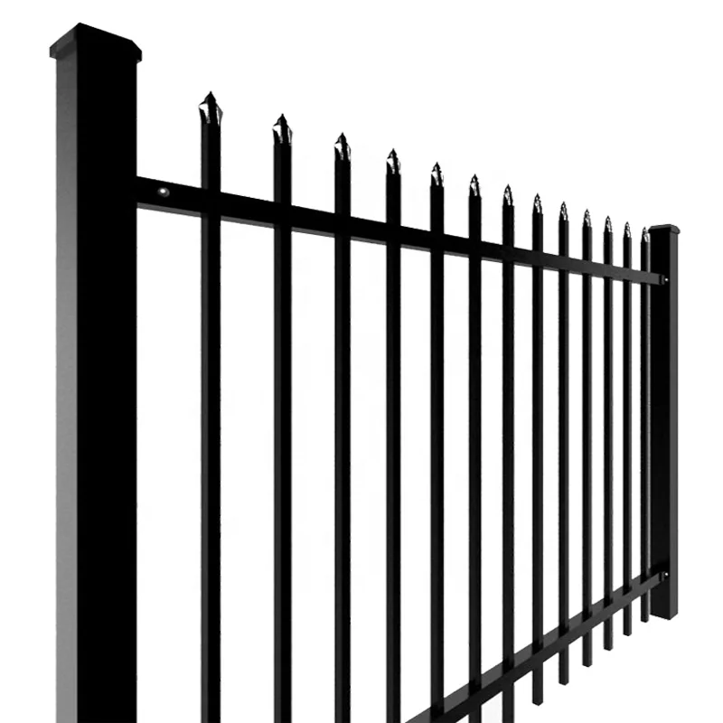 Cheapest Heavy duty aluminum horizontal fencing screen metal garden fence panel