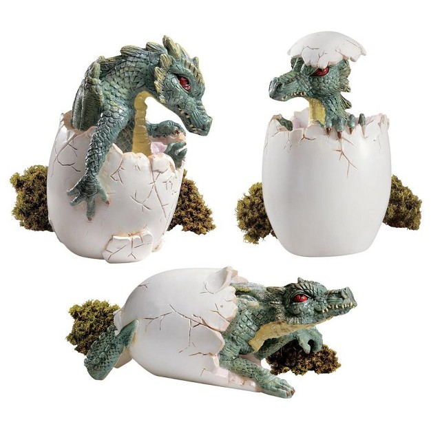 Design Toscano The Desktop Dragon Hatchlings Set Of Three