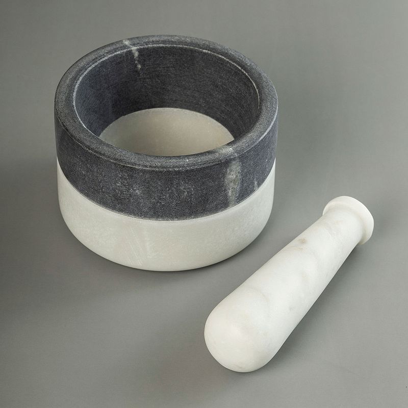 Kismet Marble Mortar Pestle Set