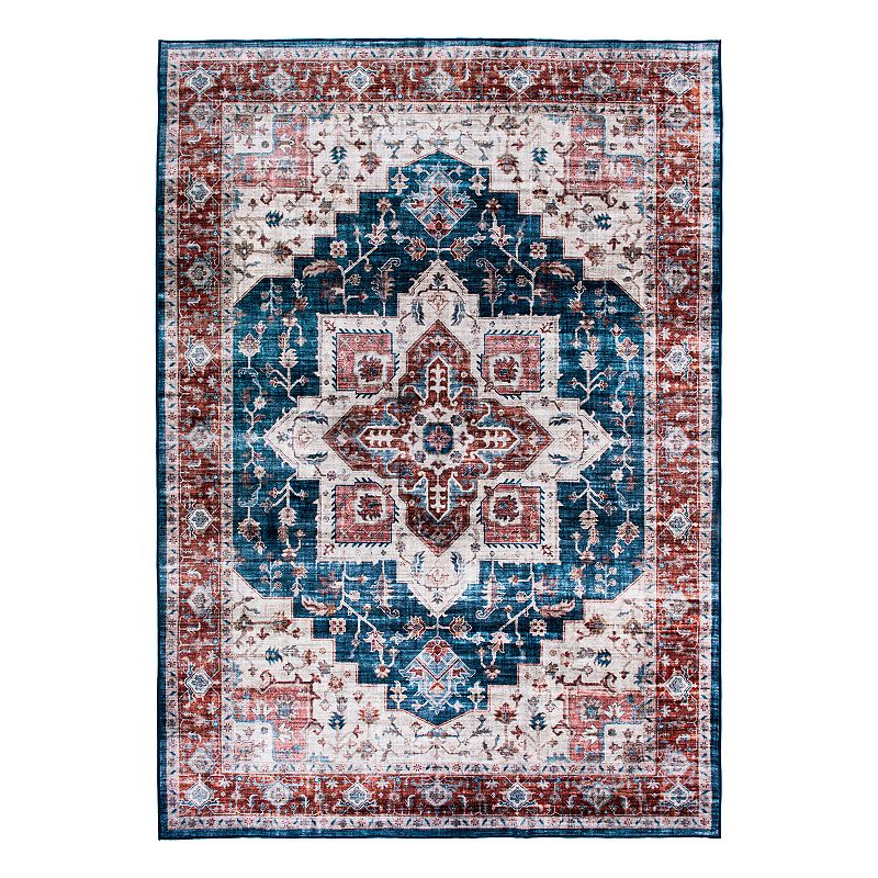 World Rug Gallery Austin Oriental Machine Washable Rug