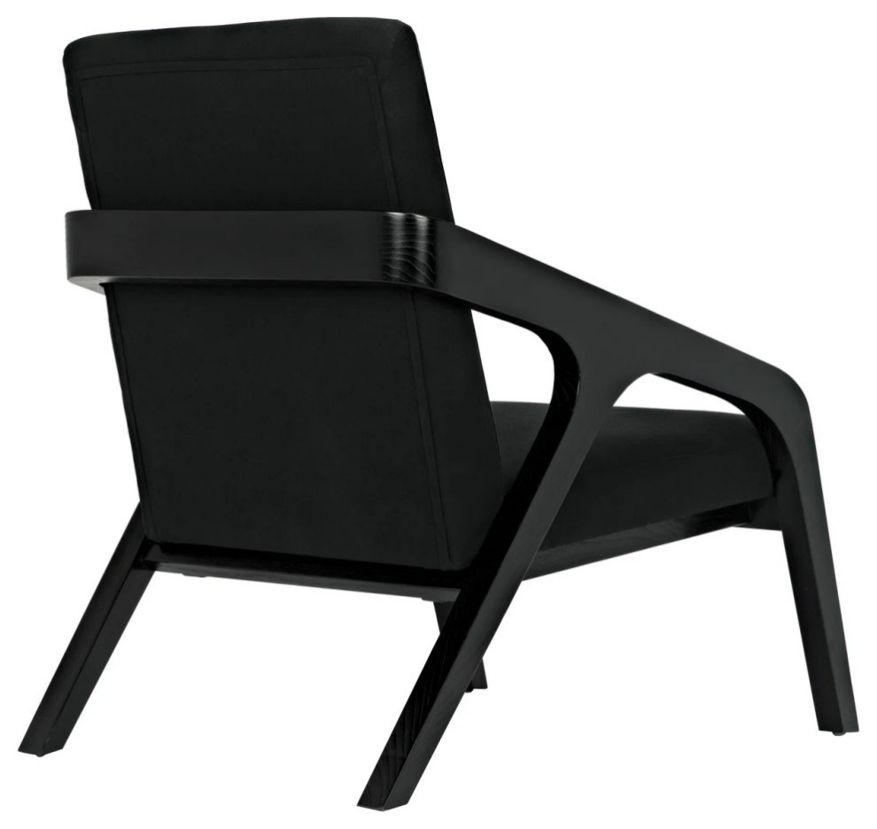 Auden Chair  Charcoal Black   Modern   Armchairs And Accent Chairs   by Rustic Home Furniture Deco  Houzz