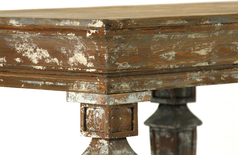 Colin Console  Distressed Umber Brown   French Country   Console Tables   by HedgeApple  Houzz