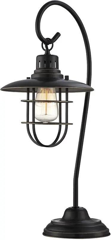 Lanterna II Dark Bronze Lantern Table Lamp