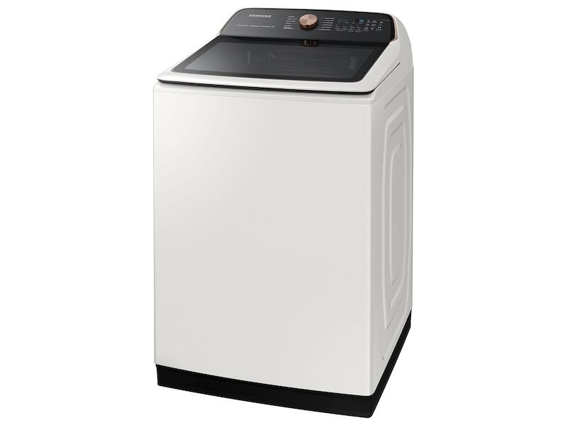 Samsung WA55A7300AE 5.5 Cu. Ft. Extra-Large Capacity Smart Top Load Washer With Super Speed Wash In Ivory