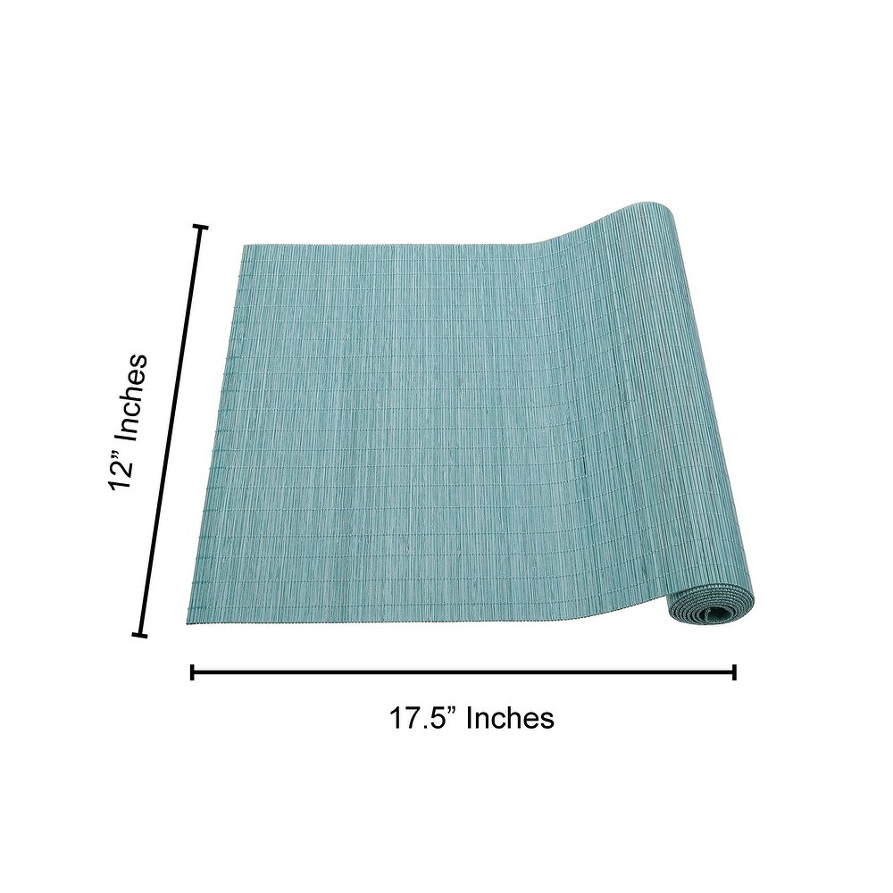 Blue Natural Bamboo Placemats Sushi Rolling Mat Japanese Style   12\