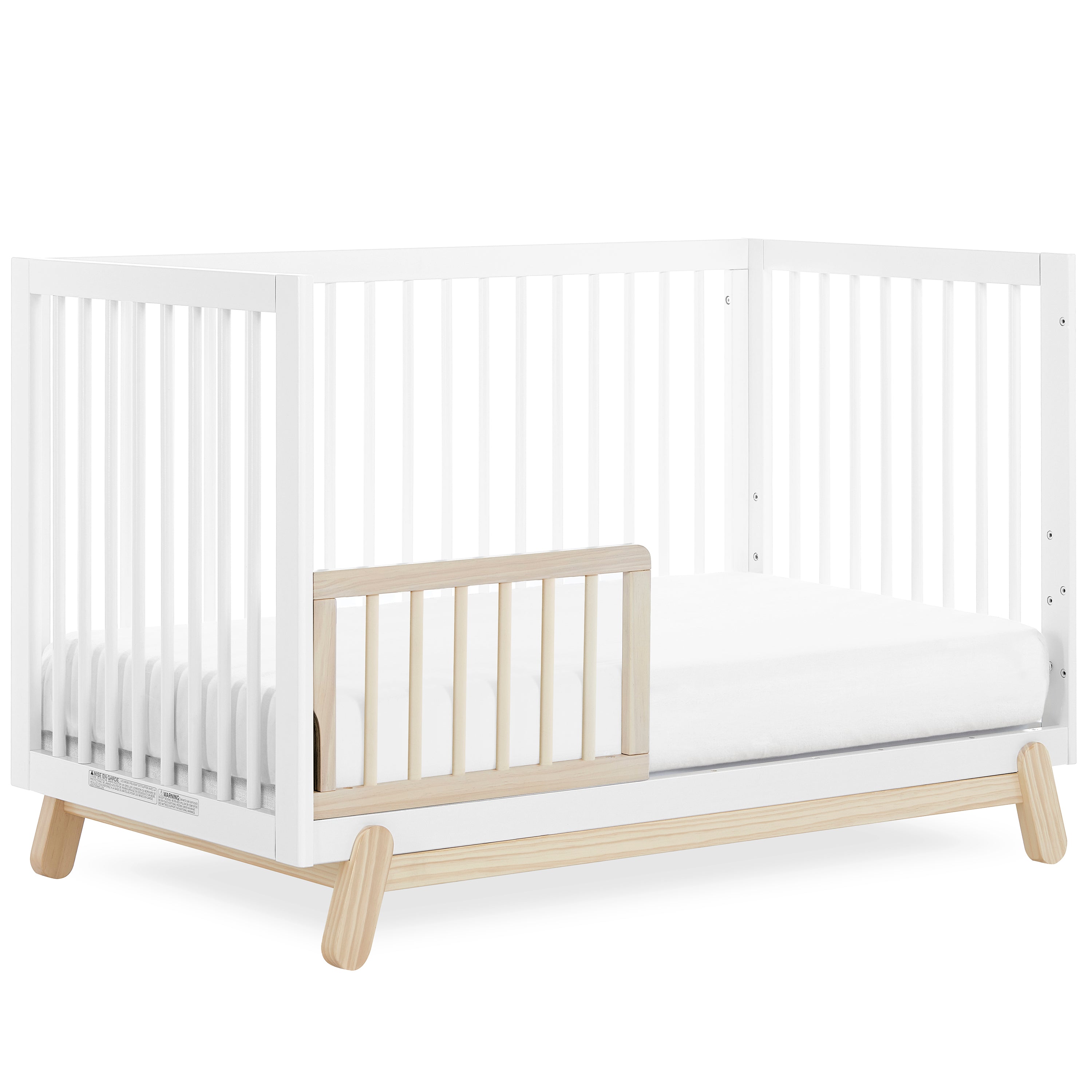 Dream On Me Hygge 5-in-1 Convertible Crib, Vintage White Oak