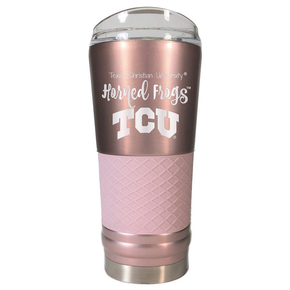 TCU Horned Frogs 24-Ounce Draft Rose Gold Tumbler