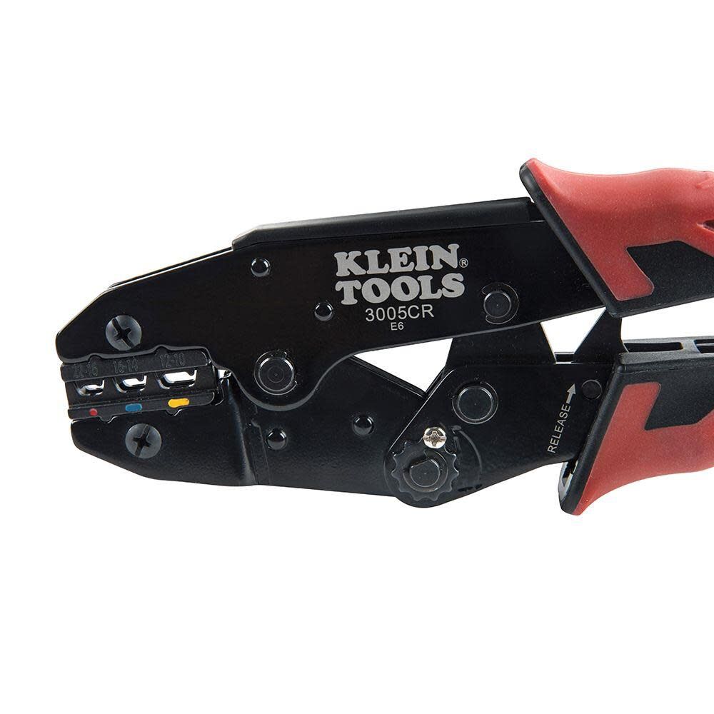 Klein Tools Ratchet Wire Crimper 10 to 22 AWG 3005CR from Klein Tools