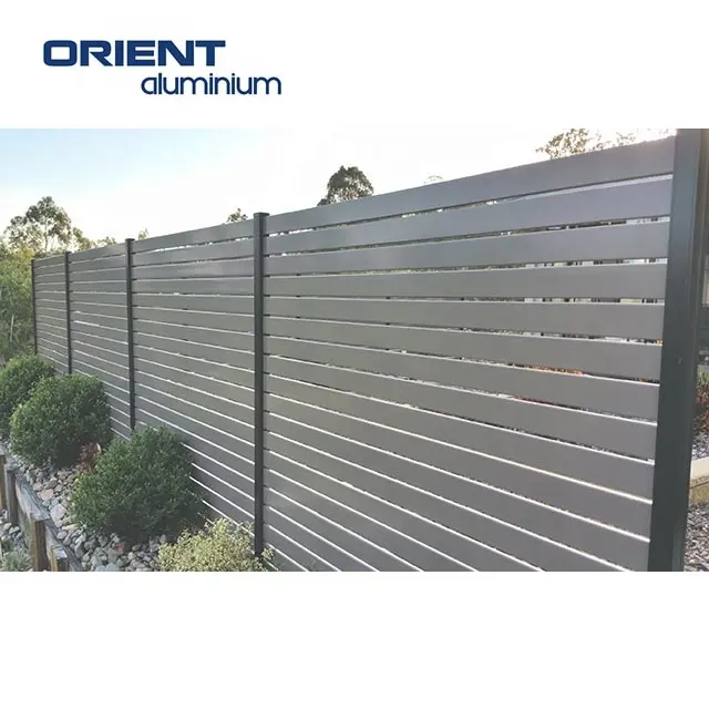 China Professional Garden Supplies Easily Assembled Aluminium Privacy Fence Panels