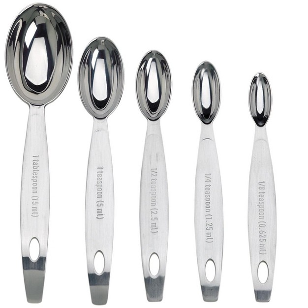 Cuisipro Stainless Steel Measuring Spoon Set 5 Piece