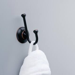 Delta Porter Double Towel Hook in Oil Rubbed Bronze 78435-OB1