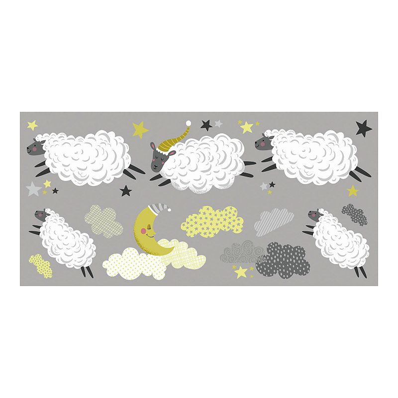 RoomMates Counting Sheep Wall Decal